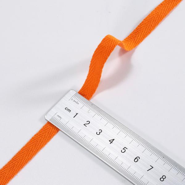 100% organic cotton webbing 10mm stock color cotton herringbone ribbon twill tape for sewing accessory