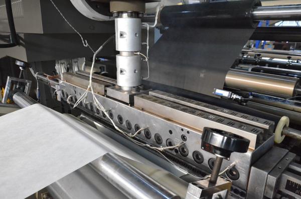 High Speed Thermal Film Laminating Machine , Protective Clothing Automatic Laminated Machine With Glue