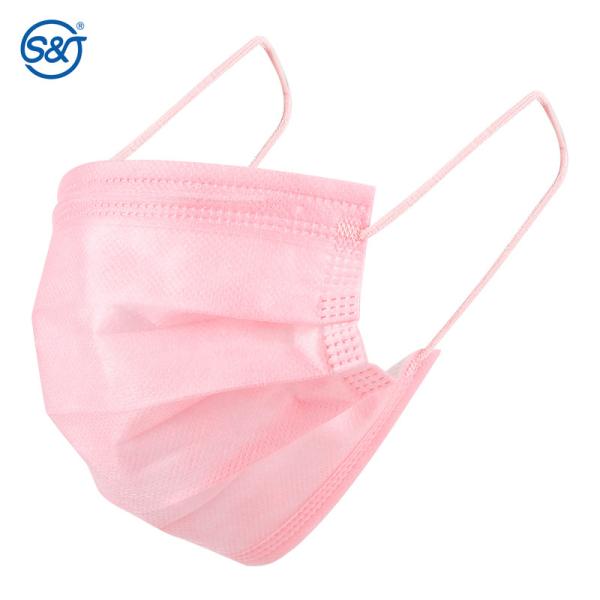 S&J CE EN14683 Good Quality Breathable Disposable Black Face Mask 3 ply Medical Surgical Mask Black