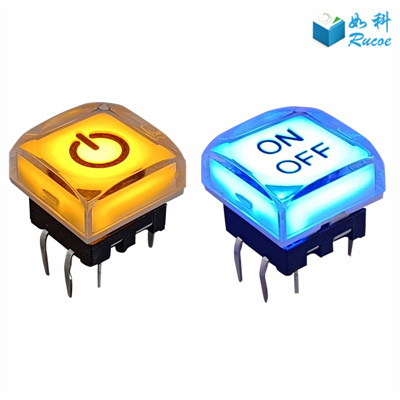 Pro Audio and Video illuminated 15mm Clear Button Switch