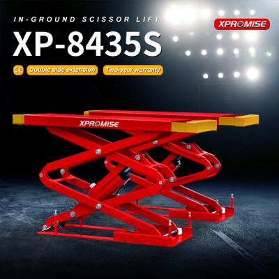 Portable Small Scissor Lift 2.2KW - 380V In Ground Car Lift SUV Support