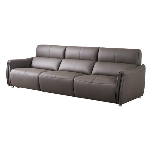 Italian-Style Nappa Leather Multi-Function Sofa Home Living Room Three-Seat Combination Electric Leather Sofa