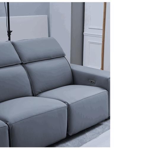 Italian Living Room Smart Sofa Modern Simple Left And Right Corner Napa Leather Electric Sofa
