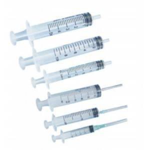Medical Sterilization Products Three Parts Plastic Luer Lock Disposable Syringe