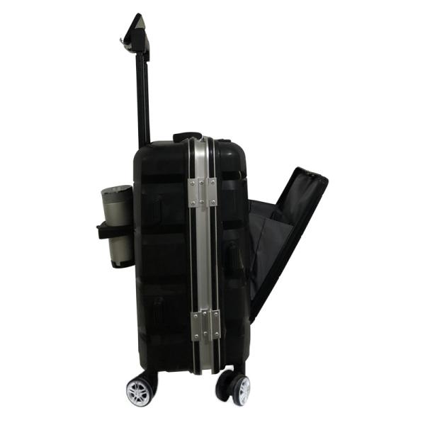 Multifunctional Suitcase With TSA Lock Business Luggage With Phone Holder