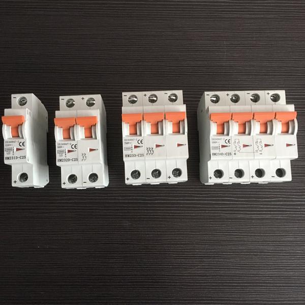Mini Circuit Breaker Kampa SL8 High quality 1P 2P 3P 4P 1A~63A  DC MCB for solar system