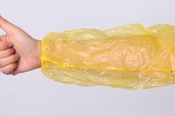 Polyethylene LDPE Disposable Protective Sleeves For Arms Blue Plastic Protective Arm Sleeves