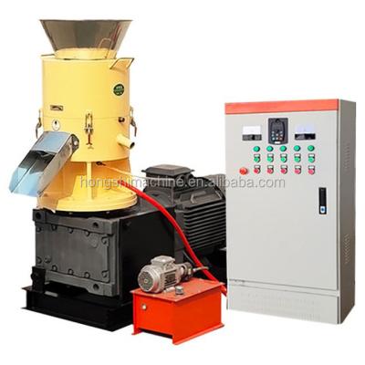 Flat Die Fuel Hay Rice Husk Chips Grass Biomass Pellet Machine High Quality