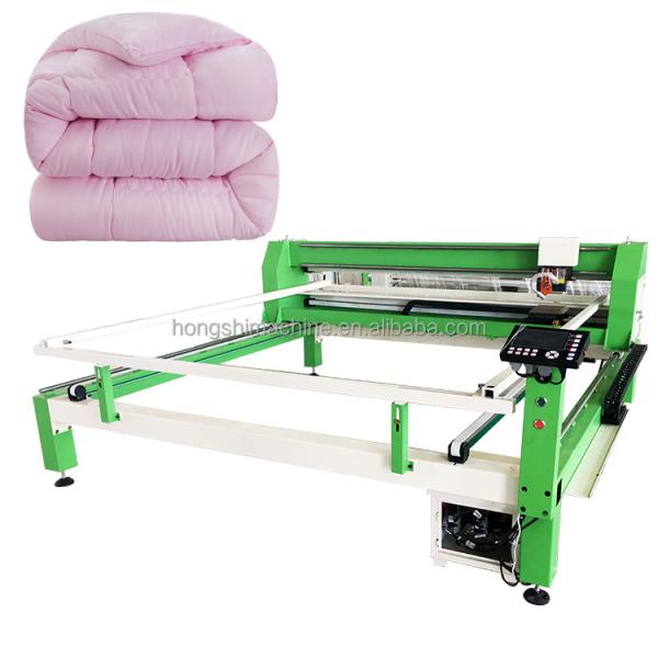 Moving head mattress automatic bed cover making machine home used cotton quilt textile shop use quilting machine