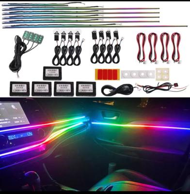 18LED in 1 LED atmosphere light car light runing color exchange mix