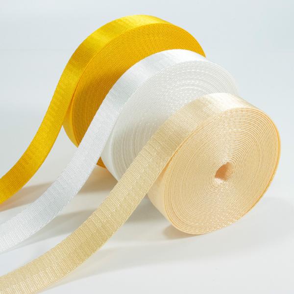 Sustainable webbing polyester nylon webbing strap 25mm custom thick dog collar luggage backpack bags strap