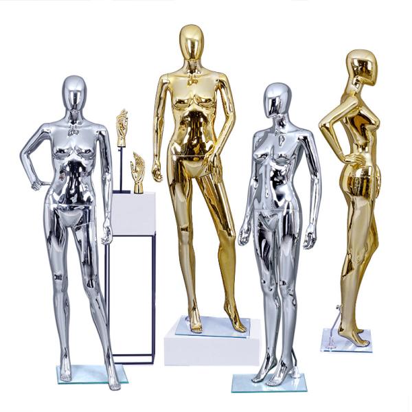 Fashion Mannequin Full Figure For Gold Female Mannequin And Mannequins Male Display