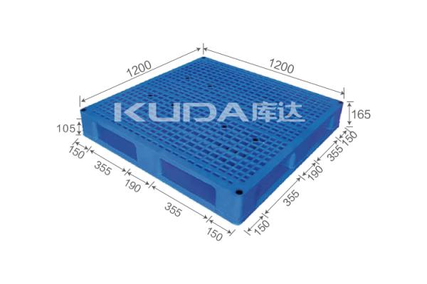 supply plastic pallet making machine 1212C The grid field words PLASTIC PALLET（BUILT-IN STEEL TUBE）from china