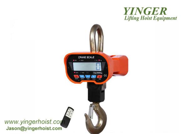 IP54 Grade OCS Digital Crane Scale Gravity Regulation With New Type Eletronic Bluetooth crane digital scale