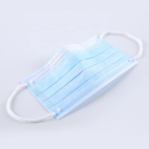 White 3 Ply Disposable Face Mask Class II Disposable Surgical Masks With Designs