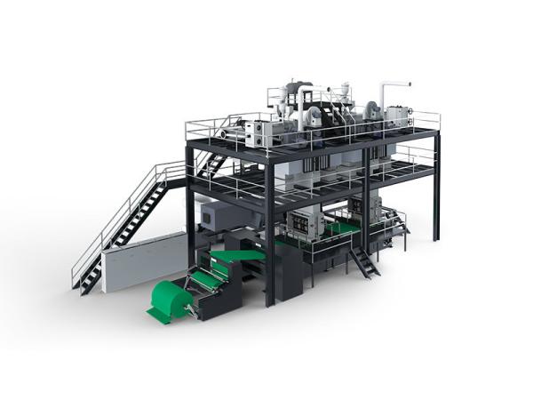 China Manufacture PLA/Pet Full Auto Control Pollution Free Non-Woven Fabric Making Machine