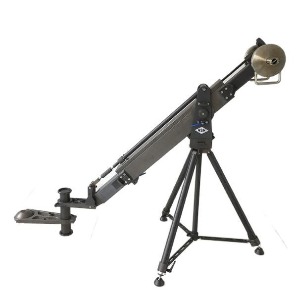 NSH Professional Dv Jib Dslr Camera Crane With 10m Triangle Electronic Control Rocker Arm Flight Case Package