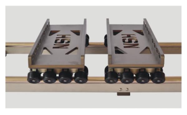 Universal Multi Wheels Track , Film And Tv Jib Camera Crane Dolly