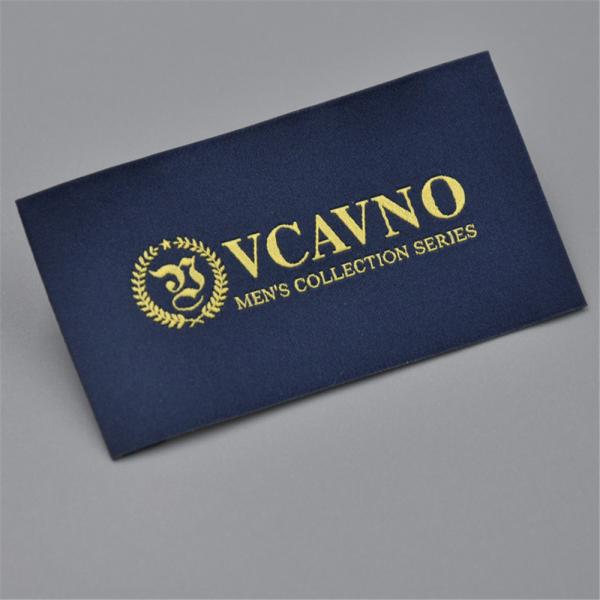 High Density Clothing Woven Fabric Tags With Custom Design