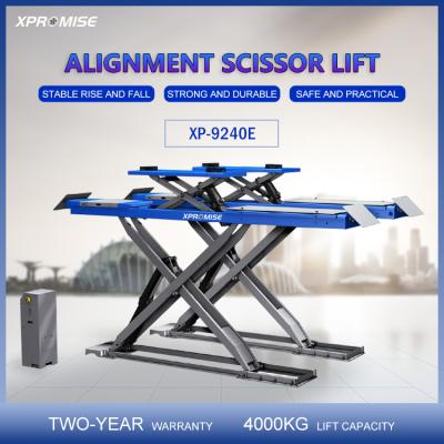 3D Wheel Alignment Scissor Lift Garage Equipment 4000kg For Tire Shop