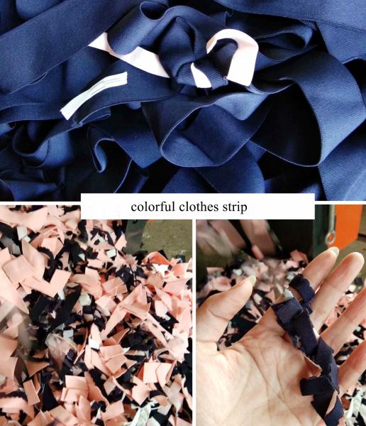 Waste Clothes Shredding Textile Processing Machine For Cutting Rag Cloth