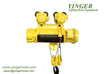 IP55 Waterproof Electric Wire Rope Hoist Suspended Design 380V 3P Voltage