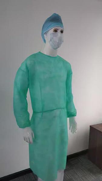 Non-Toxic Disposable Surgical Gowns Snap Front Sterile SMS Level 2 Gown