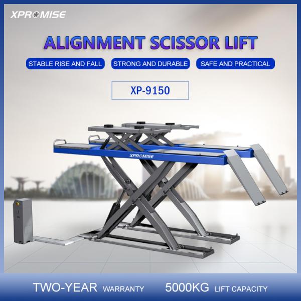 Auto Vehicle Alignment Scissor Lift 5000kg 24V Safety Control