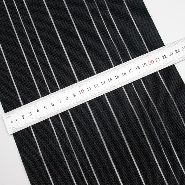 Custom elastic belt elastic bandage 230mm black fishing line medical elastic band for sports protection orthotics