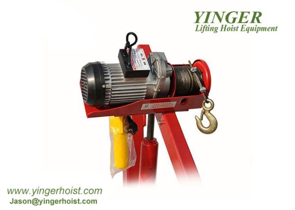 PA600 Electric Wire Hoist 110V - 220V  Working Voltage With Monorail Trolley