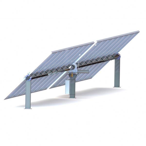 China High Quality 4m 0.08 Kwh/d Hdg Steel Solar Tracking System Dual Axis Flat Mechanical Solar Tracker