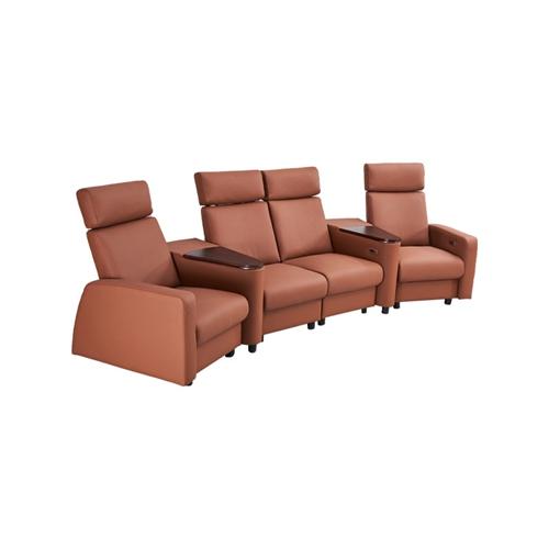 New Italian Minimalist Streles Smart Cinema Sofa Villa Luxury Vip Home Studio Leather Sofa