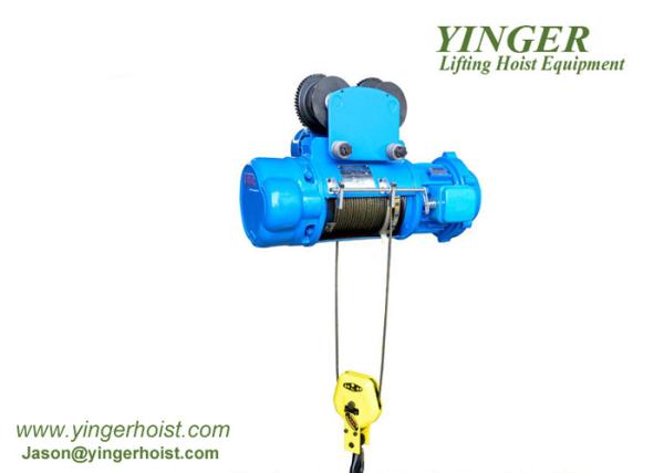 Tight Structure Electric Cable Hoist , Overhead Electric Hoist 24 Months Warranty