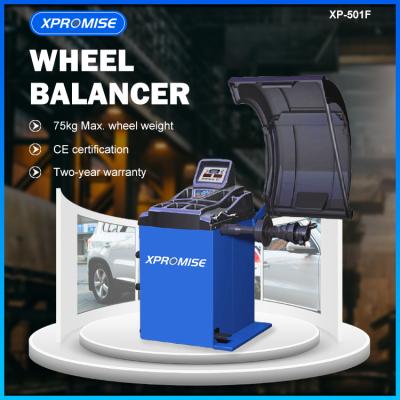 Tyre Machine Car Wheel Balancer Automatic 1.4 Degree 110V / 230V / 1PH