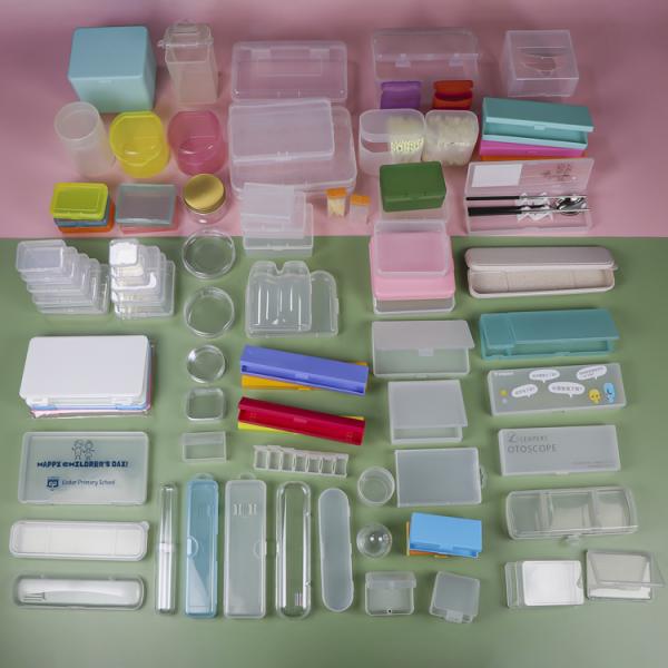 Rolling Make Up Sponge Packaging Cosmetic Earrings Stud Magnetic Eyelashes Clear Powder Puff Box