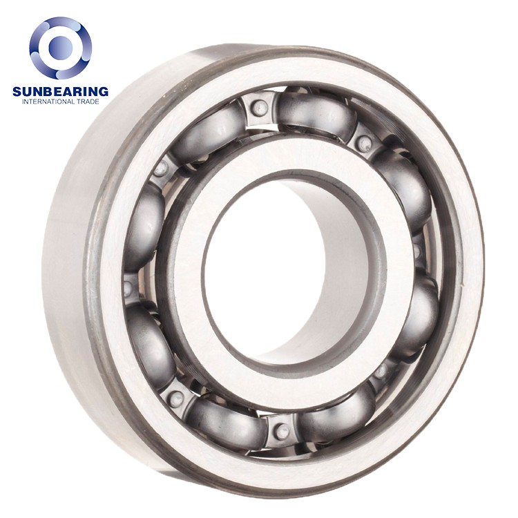 6318 Open Radial Ball  Bearing 110*200*38mm Single Row SUNBEARING