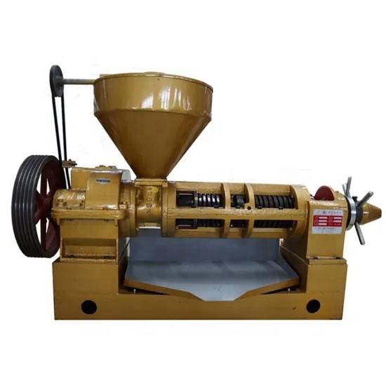 Screw Carbon Steel Sesame Oil Press Machine , 1-10 Tons Per 24hours Seed Press Oil Machine