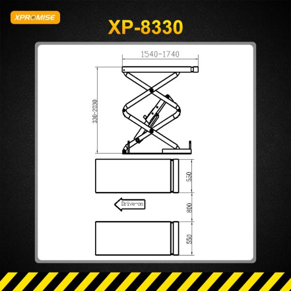 Hydraulic Small Scissor Lift Table Heavy Duty For Car Parking Elevator