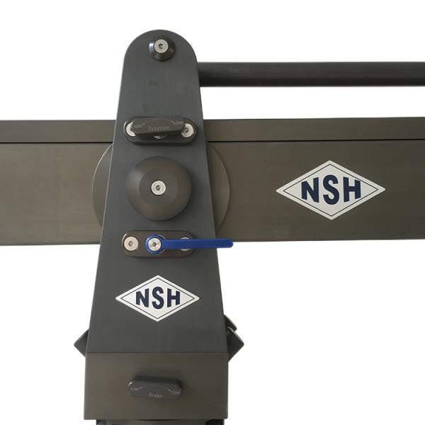 NSH Professional Dv Jib Dslr Camera Crane With 10m Triangle Electronic Control Rocker Arm Flight Case Package