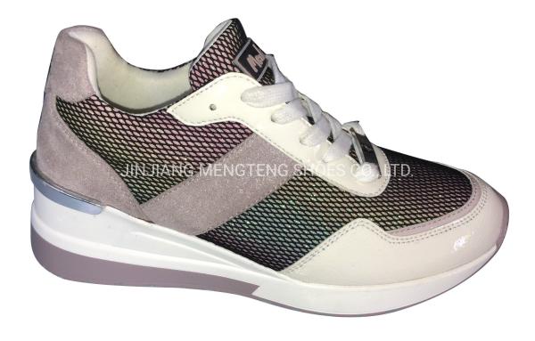 Fashion Pu Imitation Suede Casual Shoes , Good Walking Performance High Heel Shoes
