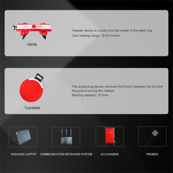 Electronic Truck Wheel Alignment 3D Accurate Measurement Range