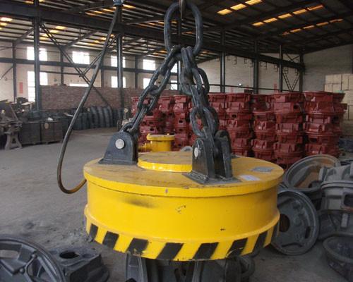 MW-5 High Frequency Electromagnetic Lifting Magnet , Magnetic Lifting Device 1 - 20 Tons