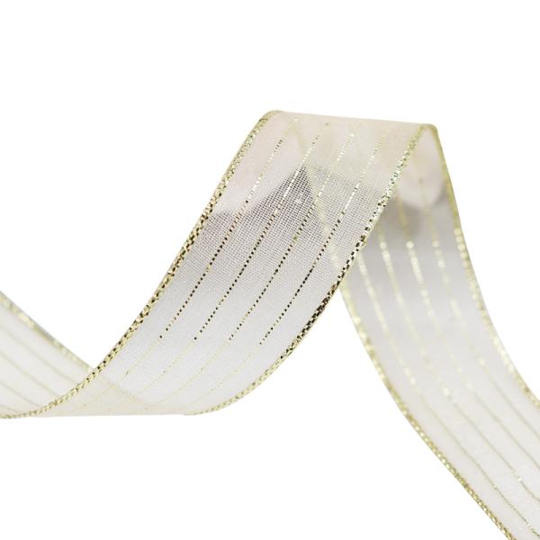 Best seller good quality organza yarn tape for garment accessories transparent snow gauze ribbon