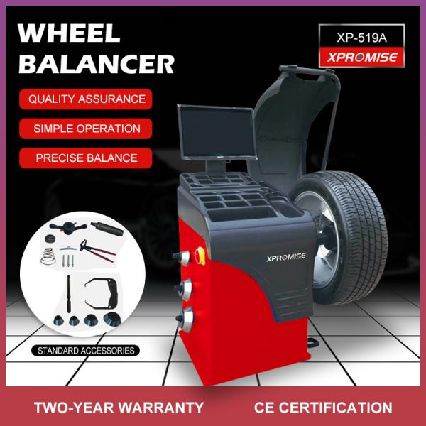 Automatic Car Wheel Balancer 50 / 60HZ Automobile Tyre Maintenance