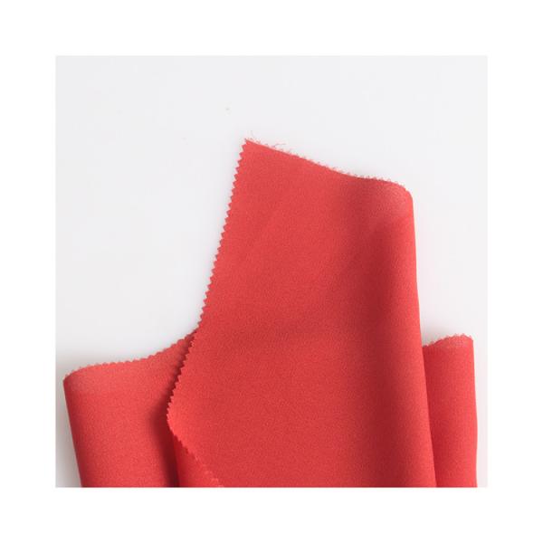 China supplier recycled chiffon 75D velocity 100% polyester recycled fabric for garment