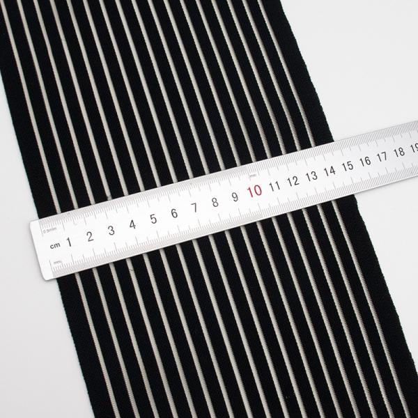 wholesale custom super wide 15cm black fish silk transparent elastic waist band for back support pregnancy belly band