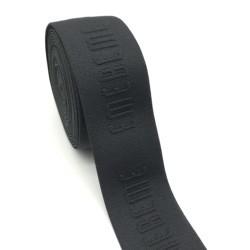 Wholesale High Quality Brand Logo Polyester Nylon Webbing Custom Jacquard ribbon tape Elastic Band webbing