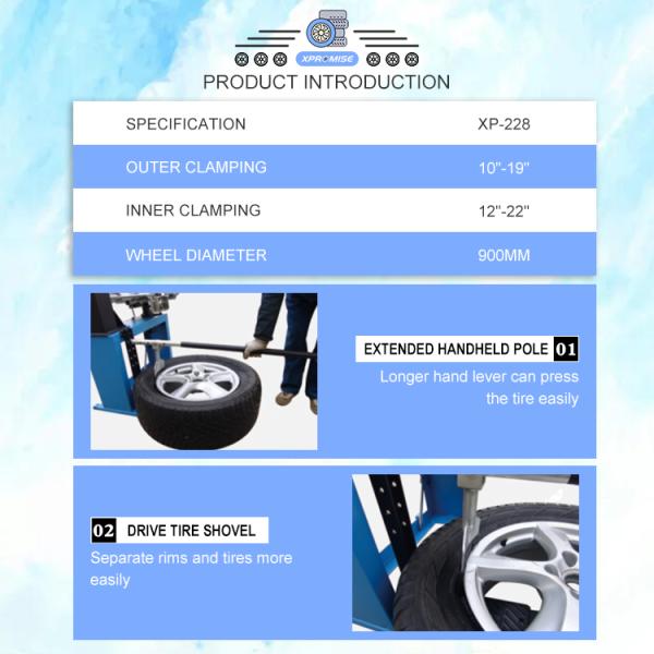 Manual Car Tire Changer 900mm Wheel Tyre Changer Machine