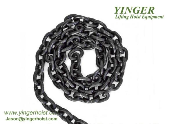G80 Crane Lifting Chains , Overhead Lifting Chain High Strength Alloy Steel