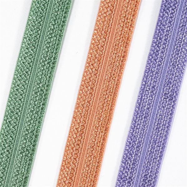 15mm spandex bright fold over elastic band stretch braided elastic ribbon